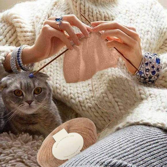 Bufanda, Gorro y Suéter de Mohair para Bebé, Tejido a Mano En Crochet, de Lana Fina