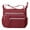 Wine, variant on Jierger Women Shoulder Handbag Roomy Multiple Pockets Bag Ladies Crossbody Purse Fashion tote top Handle Satchel for Women Shoulder Purses and Handbags for Men Women Outdoor Travel Work