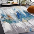 thumbnail image 2 of SAFAVIEH Art Studio Graeme Abstract Area Rug, Light Grey/Blue, 5'1" x 7'6", 2 of 8