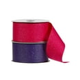 thumbnail image 4 of Offray Ribbon, Purple 1 1/2 inch Grosgrain Glitter Polyester Ribbon, 9 feet, 4 of 4