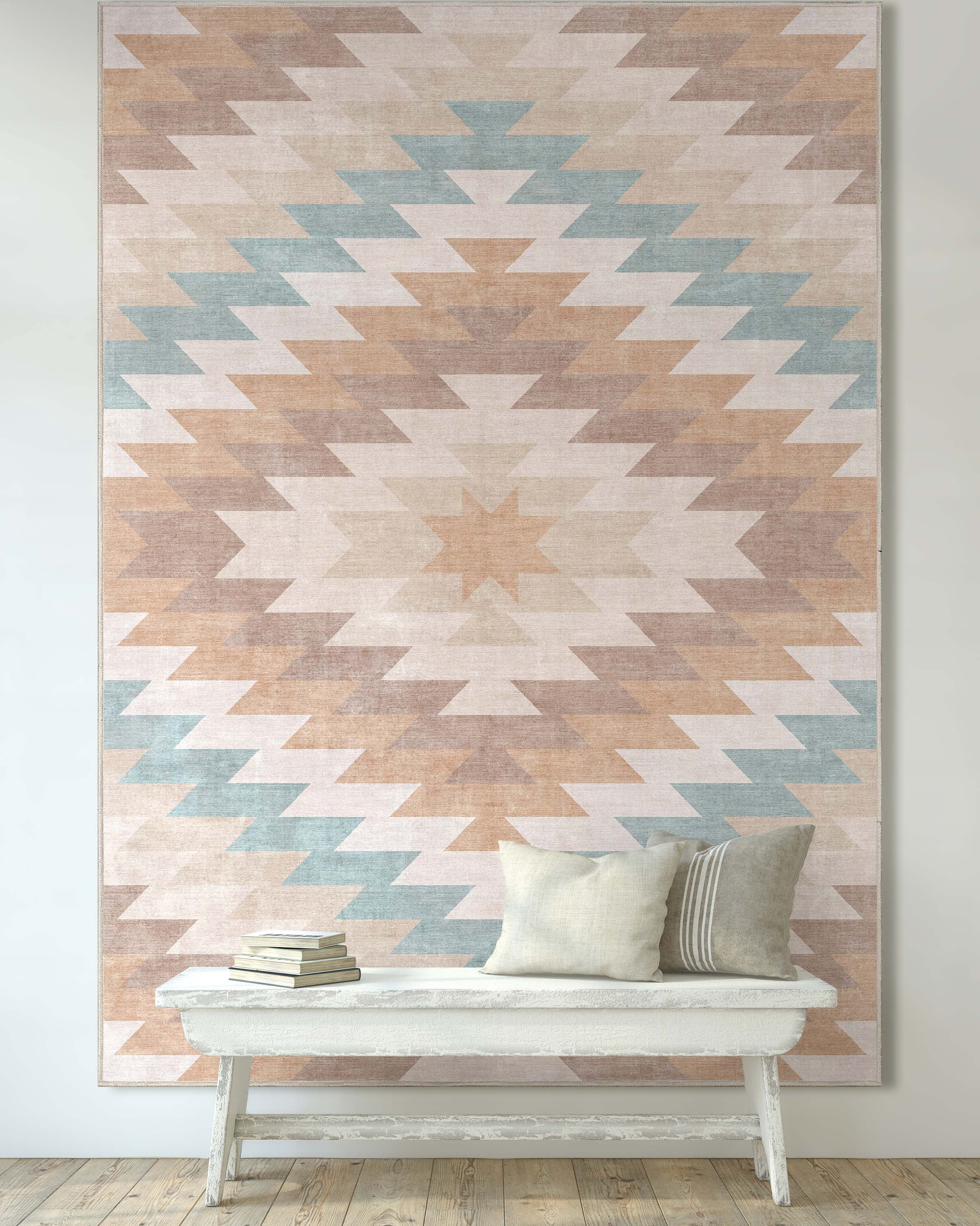 Well Woven Apollo Albuquerque Vintage Southwestern Beige Flatweave 3'3" x 5' Area Rug