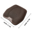 Kezqiaxn 2024 Summer Car Seat Cushion Ice Cushion Cold Gel Seat Cushion