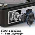thumbnail image 4 of Bluetooth CD Player Desktop CD Players for Home Built-in Speakers Rechargeable Headphone Jack Vintag, 4 of 5