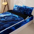 thumbnail image 3 of Homewish Magic Animal Dragon Zipper Full Size Comforter Sets with Fitted Sheet and 2 Pillowcases,Spooky Gothic Skull Zipper Bedding Set For Adult,Reversible,4-Piece, 3 of 7