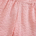thumbnail image 6 of SNKSDGM Toddler Girl Pants Outfit 4T Toddler Baby Girl Shorts Casual Summer Gingham Plaid/Seersucker Elastic Waist Ruffle Hem Shorts Bottoms 18-24 Months, 6 of 6