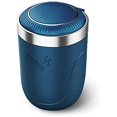 thumbnail image 1 of Car Ashtray with Lid, Universal Windproof Ashtray for Cup Holder Portable Garbage Container Stainless Steel Plastic Ashtray with LED Light, Ink Blue, 1 of 3