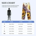 thumbnail image 3 of Bingfone Daisy Sunflower Lazy Cat Mens All Over Print Sleep Pajama Pants-Medium, 3 of 5