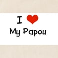 thumbnail image 2 of CafePress - I LOVE MY PAPOU Tote Bag - Unisex Canvas Tote Bag, Beige, 1-Piece, 2 of 6