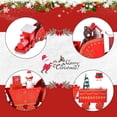 thumbnail image 4 of Mini tren de madera, decoraciones navideñas de trenes, decoraciones navideñas, decoraciones navideñas de caravanas en miniatura, minifiguras, decoraciones interiores para el hogar MFZFUKR ZYY-0515, 4 of 5