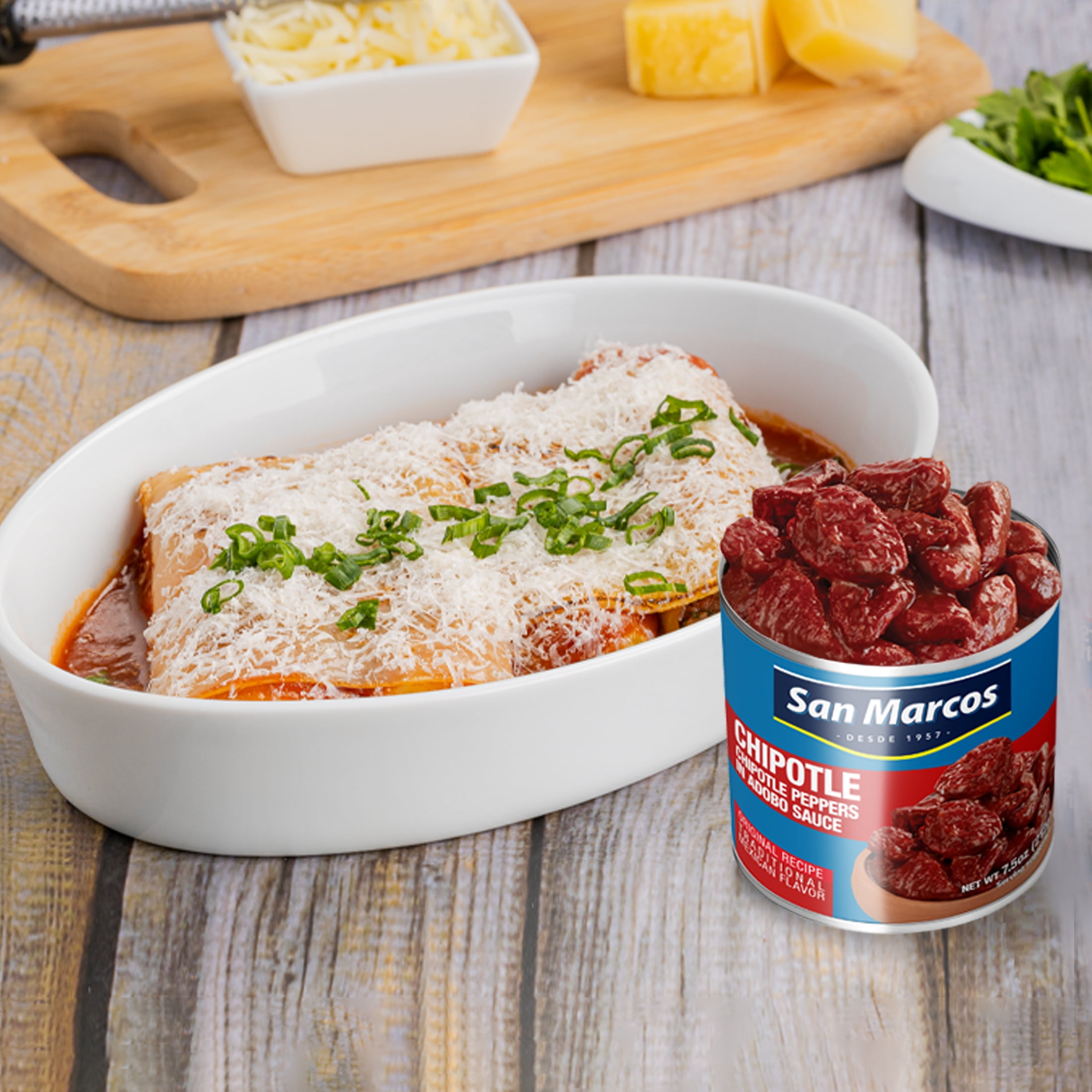 (12 pack) San Marcos Peppers Chipolte, 7.5 Oz