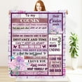 thumbnail image 1 of LHSHID Cousin Gifts for Women Cousin Blanket Gifts for Cousins Christmas Birthday Gift for Sister Blanket Soft Cozy Flannel Throw Blanket Sister Gifts from Sisters 30"x40", 1 of 9