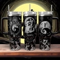 thumbnail image 2 of Jack And Sally Nightmare Tumbler 40oz, Jack Skellington Engraved Tumbler, Disney Nightmare Before Xmas Tumbler, Personalized Tumbler, 2 of 3