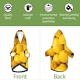 thumbnail image 5 of Goofa Ripe Yellow Lemon Pattern Small Dog Sweater Hoodies Pet Grey Hooded Soft Fleece Sweatshirts with Pocket Fall Winter Puppy Cat Sweaters Warm Clothes-Large, 5 of 8