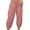 Pink, variant on Charmgo Capri Pants for Women, Women Casual Drawstring Elastic High Waisted Wide Leg Cropped Pants Trousers for Summer Pants for Women Trendy Beige L