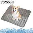 thumbnail image 2 of Almohadilla de hielo de verano para mascotas, almohadilla de seda helada para perros, almohadilla refrescante para gatos, 2 of 5