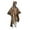 Brown, variant on Rain Poncho Waterproof Lightweight Raincoat Jacket Reusable Rain Cape for Adult Unisex Outdoor Camping Hiking Blue