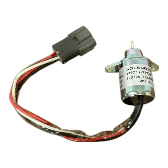 Fuel Shut Off Solenoid For Yanmar 3TNV88 John Deere 4200 4300 1503ES-12S5SUC12S