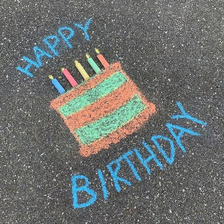 Making a realistic sidewalk chalk CAKE on 100% EDIBLE cement 