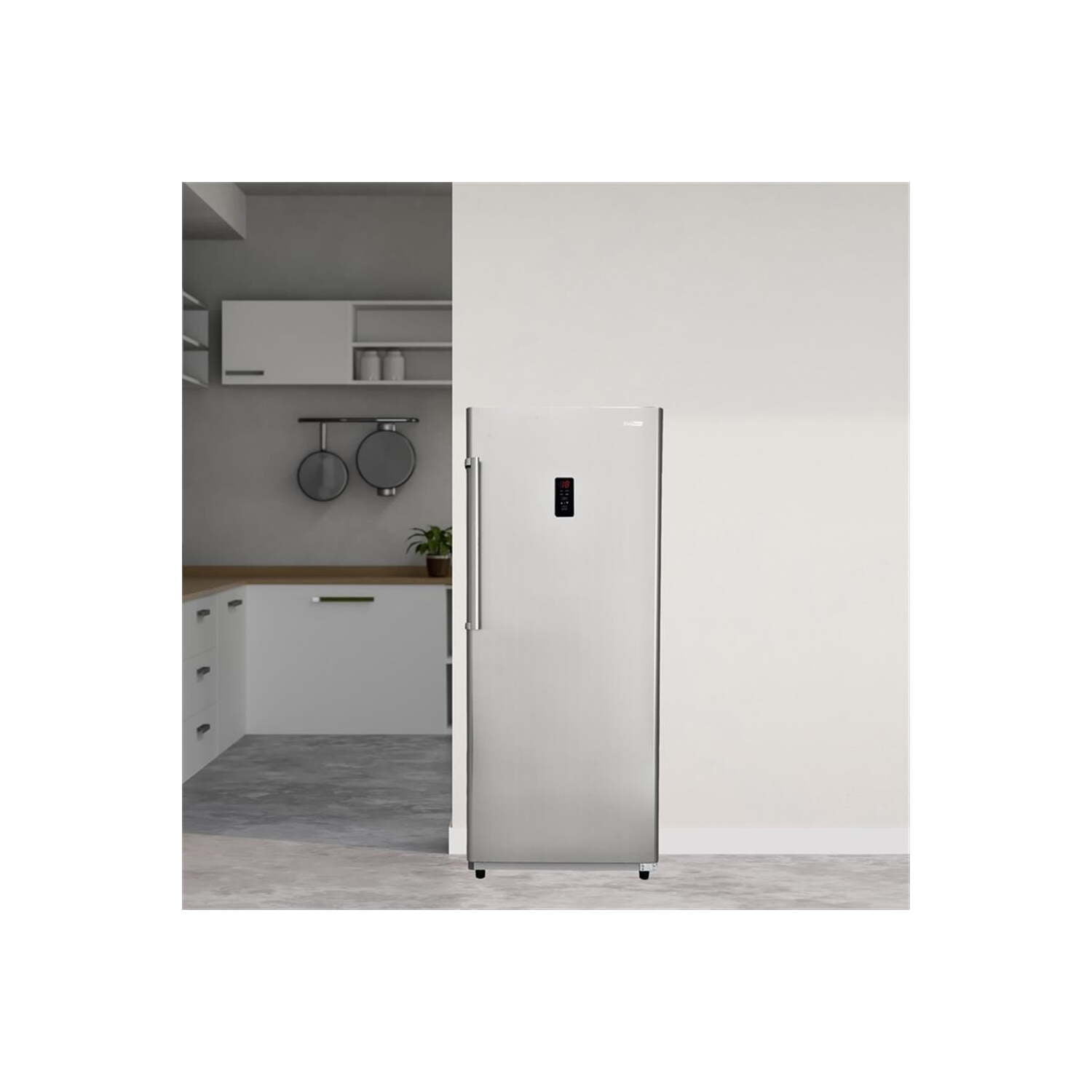 Conserv 17 cu. ft Convertible Upright Freezer/Refrigerator in Stainless