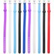 thumbnail image 1 of Pulsera de silicona de Color sólido, 14 Uds., pulsera de silicona Simple, pulseras de goma para niños (colores mezclados), 1 of 7