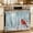 Blue, Red, Silver, variant on Oven Skirt Curtain for Kitchen 21.5x30 Inch, Christmas Cardinal Oven Curtain with 8 Ribbon Ties & Ruffle Trim, Stove Skirt Curtain Dishwasher for Cabinets Over Sinks Xmas Trees Snowflake Winter Night