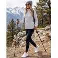 thumbnail image 3 of Zeagoo Fleece Jacket for Women Long Sleeve Lightweight Full Zip Up Coat with Pockets Fall Outwear, 3 of 6