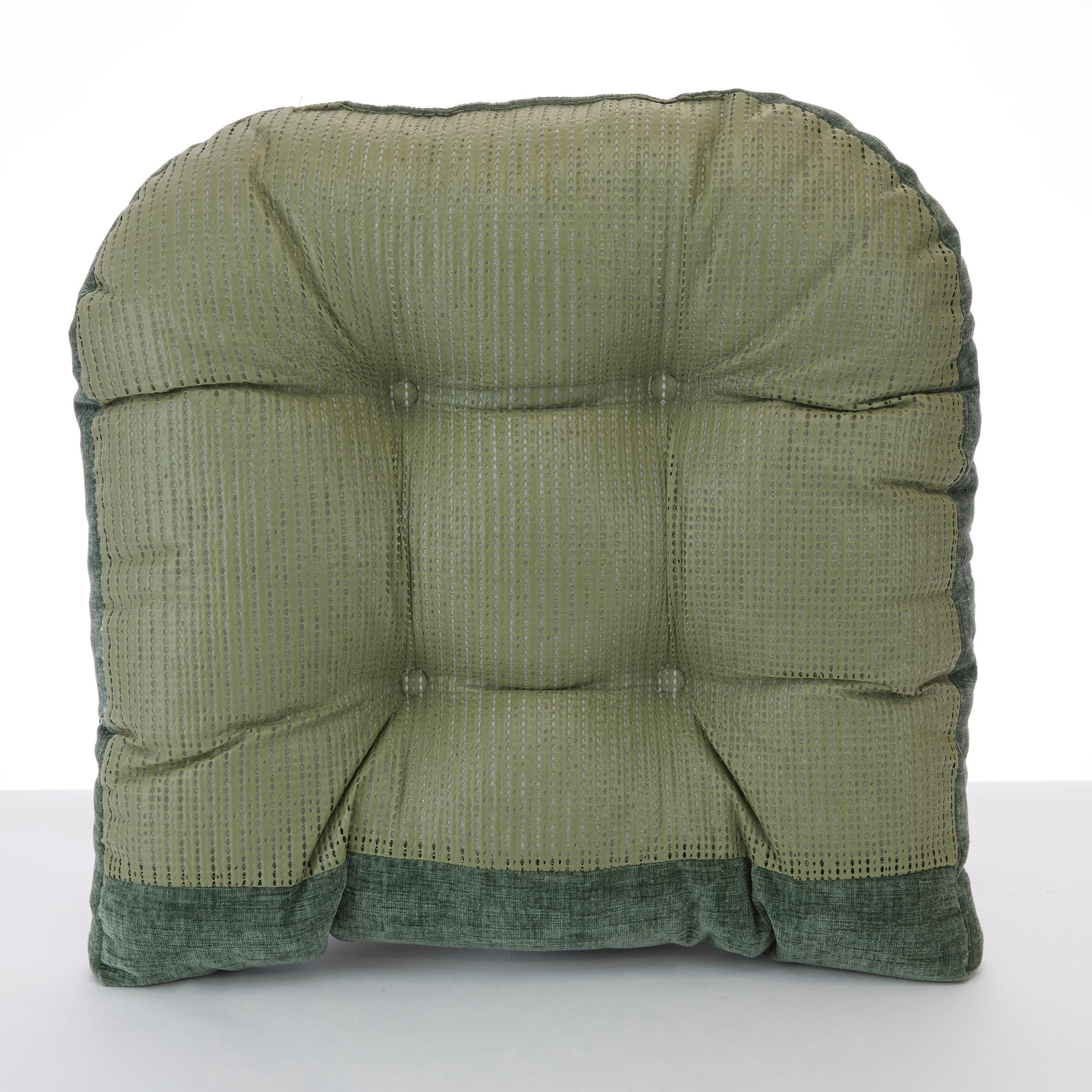 Gripper Non-Slip Plush 17-inch Chair Cushion - Set of 2