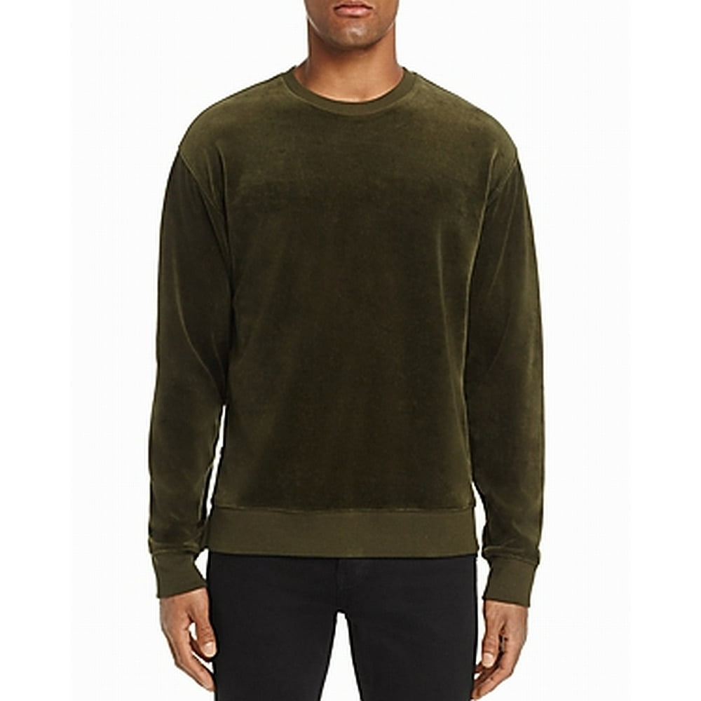 velour crewneck mens