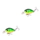thumbnail image 2 of Greeniant 45mm 3,8g cebo de manivela señuelo de pesca Artificial duro Crankbait pesca de lubina Topwater Minnow señuelos de pesca accesorios de Type3 NO3 Greeniant CBP157585, 2 of 6