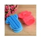 thumbnail image 1 of x Guante de aseo Cepillo de baño Cepillo para perros y gatos Cepillo de masaje con gomitas Cepillo de mantenimiento del aseo (azul, rojo), 1 of 3