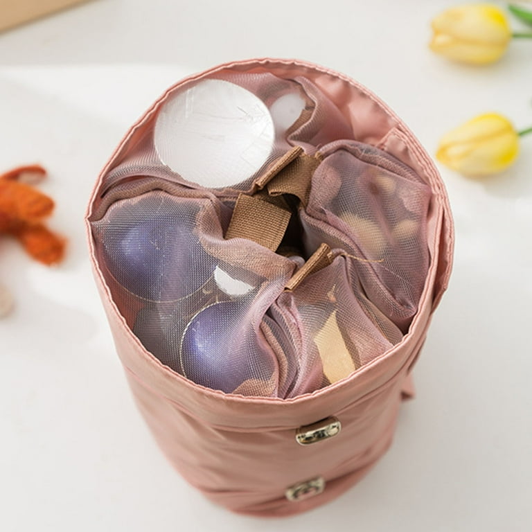 Travel roll up makeup bag outlet