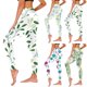 thumbnail image 4 of Gibobby Pantalones de Casuales La yoga gruesa de la cintura alta jadea el entrenamiento que corre las polainas de la yoga para las mujeres(Blanco， L), 4 of 5