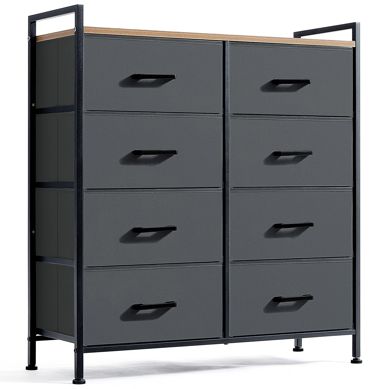 LINSY HOME 8 Drawers Dressers for Bedroom, Large Capacity Dresser Organizer Chest of Drawers