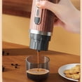 thumbnail image 2 of Portable cordless coffee machine, fully automatic 20-bar espresso machine, no heating function, 7500 mAh battery, black, 2 of 5