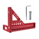 thumbnail image 1 of Regla de medición de ángulos 3D. Regla triangular. Herramienta de medición de alta precisión. Escuadra de aluminio para carpintería. Transportador para ingenieros y carpinteros., 1 of 5