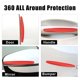 thumbnail image 5 of Tira invisible anticolisión para puerta de coche | Juego de 4 pegatinas protectoras para coche | Protector contra arañazos en espejo retrovisor y manija de puerta | Tira de fricción universal, 5 of 9