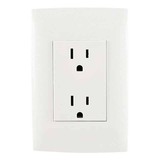 Placa Y Contacto Dúplex Leviton Blanco 20 Piezas