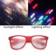 thumbnail image 3 of Gafas de fuegos artificiales con estrellas de difracción y efectos especiales, gafas ópticas, gafas para fiestas y celebraciones, 3 of 5