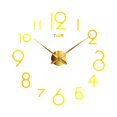 thumbnail image 5 of Reloj Decorativo de Pared Números Extraíbles DIY 3D Reloj Venta Liquidación Oficina Decoración para Regalos dorado Colco Reloj de pared DIY, 5 of 5