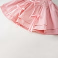 thumbnail image 6 of Cethrio Girls Pleated Skirts Size 6, School Uniform Elastic Waist A-line Casual Dancing Skirts Pink Size 6, 6 of 7
