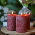 thumbnail image 3 of 3 Piece Unscented Pillar Candles with 45 Hours Burn Time, Marbled Surface, 3 of 7
