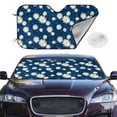 thumbnail image 2 of Fotbe Daisies Flowers Car Windshield Sunshade | Sun Visor Protector Front Window Shade, Keeps Out UV Rays, Keeps Your Vehicle Cool-, 2 of 7