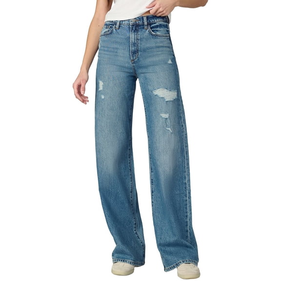 JOE'S Jeans womens The Mia Wide Leg Showdown Destruct Jean, 31