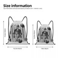 thumbnail image 3 of Mochila con cordón de Beyoncé de la gira mundial del Renacimiento, mochila deportiva para gimnasio, bolsas de cuerda vintage para yoga, 3 of 4
