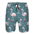 thumbnail image 3 of Fotbe Flamingo Trajes de Baño Estampados para Hombre, Shorts de Verano de Secado Rápido, Ropa de Playa, Bañadores-3X-Large, 3 of 6