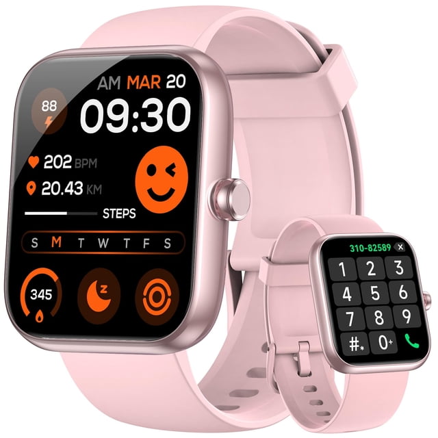 Reloj inteligente Mikego con Alexa, rastreador de actividad física, HD Touch