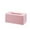 Pink, variant on Vikakiooze Tissue Box Cover,Rectangular Handmade Facial Tissue Holder Dispenser for Bathroom Kitchen Bedroom Home Office Restaurant