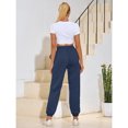 thumbnail image 2 of Minnieouse Pantalones deportivos para mujer, pantalones con bolsillos de algodón, de longitud completa, cómodos, sueltos, para mujer, ropa de Prendas para la parte inferior del cuerpo SG, 2 of 6