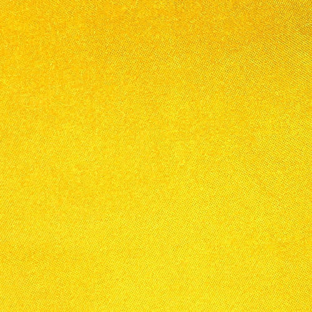 Shason Textile (3 Yards Cut) Special Occasion Costume Satin, Yellow, Available In Multiple Colors