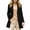 Black, variant on Women's Elegant Single-Breasted Wool Coat - Mid-Length Solid Color Long-Sleeved Winter Outerwear, Black, L